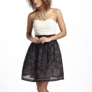 BNWOT Meadow Rue Strapless Dress